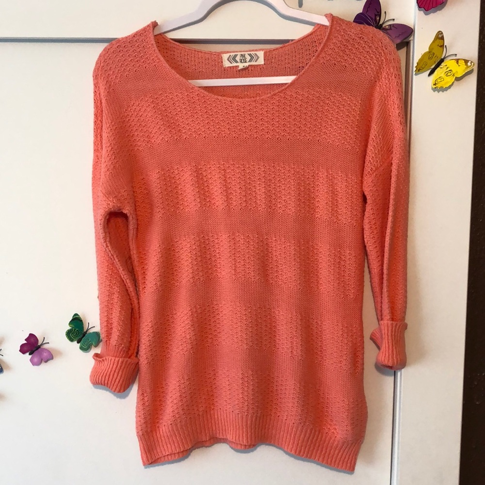 🛍 Pink Rose | Spring pink knit sweater